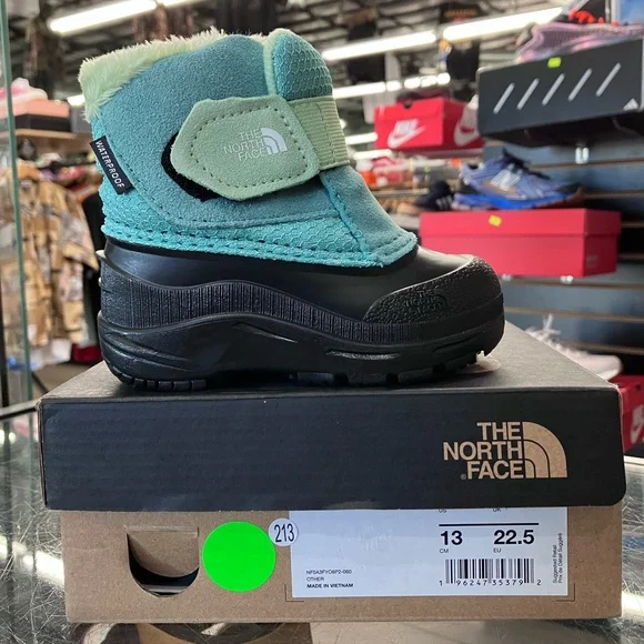 The North Face Alpenglow II Boot Toddler Wasabi Patina Size 6C